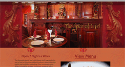 Desktop Screenshot of indiahousenorthampton.com